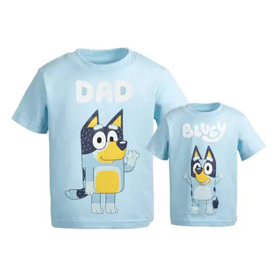 Bluey Dad Mens graphic T-Shirt Bandit Large