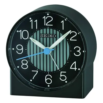 Seiko Asami Bedroom Alarm Clock Black