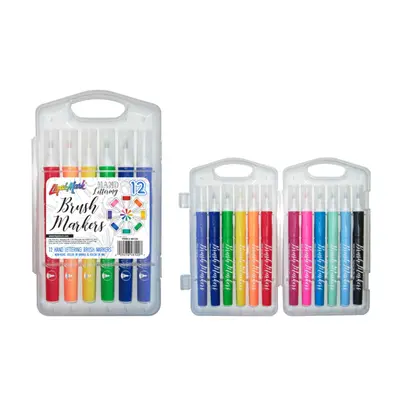 12pk Watercolor Brush Tip Markers