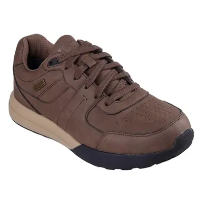 (8 UK, Brown) Skechers Mens Netson Gander Trainers