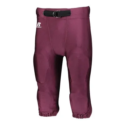 Russell F2562M.MAR.S Adult Deluxe Game Pant, Maroon - Small