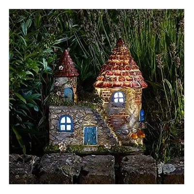 Solar Garden Decoration Light LED Ornament Outdoor Castle House