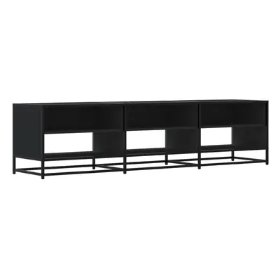 vidaXL TV Cabinet TV Stand Entertainment Centre TV Unit Black Engineered Wood