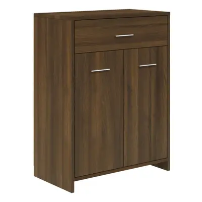 (brown oak) vidaXL Bathroom Cabinet Sink Cupboard Storage Vanity Unit Engineered Wood