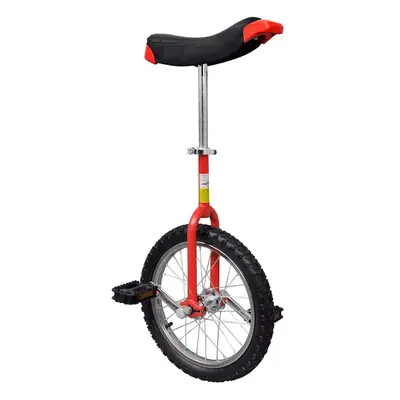 (red, 40.7 cm) vidaXL Adjustable Unicycle Balance Bike Cycle Fitness Green/Red 16inch/20inch