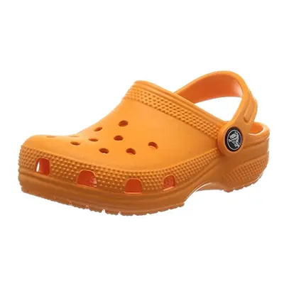 crocs Kids Unisex classic clog (Toddler) Orange Zing Toddler