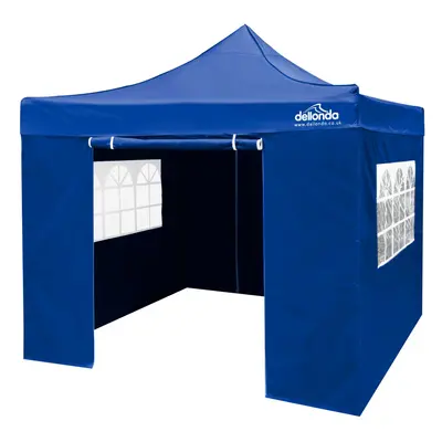 Premium 2x2m Pop-Up Gazebo & Side Walls, Water Resistant with Carry Bag, Stakes & Weight Bags - 