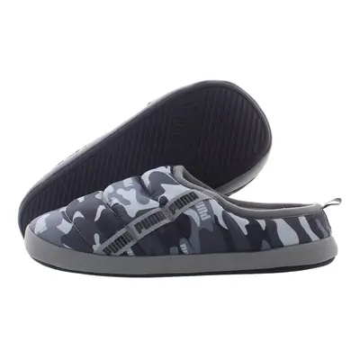 PUMA Scuff Men's Camo Slippers Shoes - Black Size