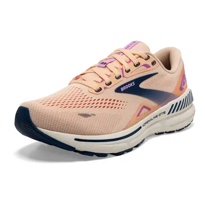 Brooks Womens Adrenaline GTS Supportive Running Shoe - Apricot/Esta