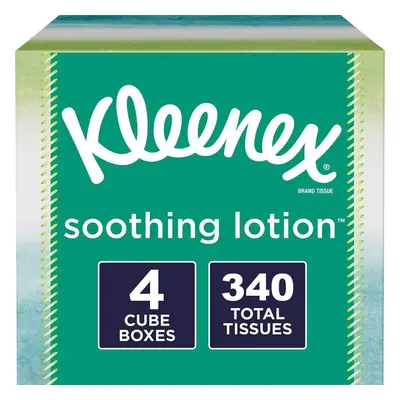 Kleenex Soothing Lotion Tissues with Aloe Coconut Oil and Vitamin E