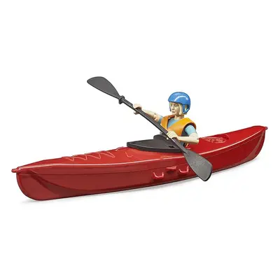 Bruder bworld - Kayak with Figure (63155) - For Ages (4) and Up- Float