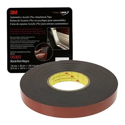 3M Scotch Acrylic Foam Tape 7/8 Inch x Yards Boxed Gray