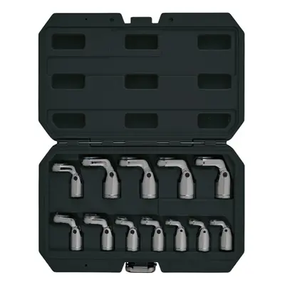 Draper FLEX CROWFOOT SOCKETS 12PC 12403 Flexible Crowfoot Socket Wrench Set, 3/8" Sq. Dr. (12 Pi