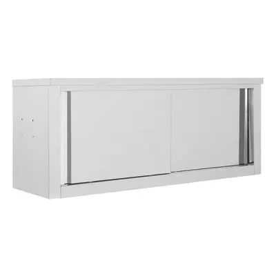 vidaXL Kitchen Wall Cabinet with Sliding Doors 120cm Storage Cupboard Kitchen