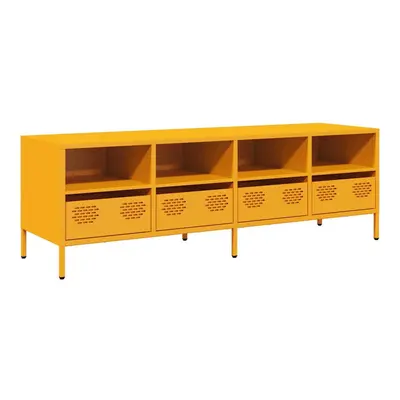 (mustard yellow, x x 43.5 cm) vidaXL TV Cabinet TV Stand TV Unit Entertainment Centre Cold-rolle