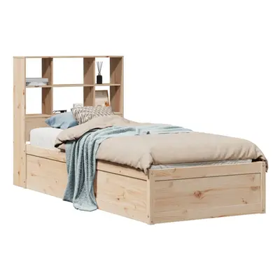 (natural, x cm) vidaXL Bed Frame without Mattress Bed Base Solid Wood Pine