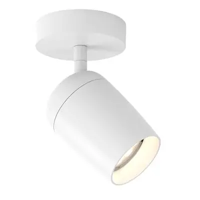 Koto Single Dimmable Indoor Spotlight (Matt White), GU10 LED Lamp, Designed in Britain - Years G