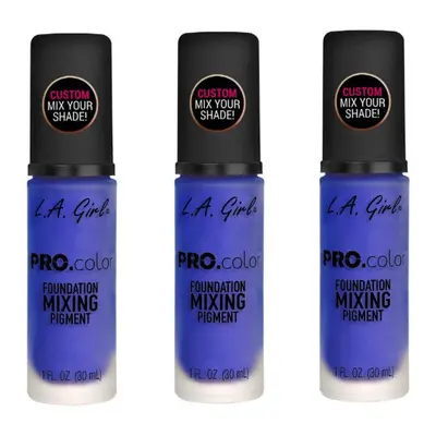 L.A. Girl Pro Color Foundation Mixing Pigment Blue 30ml x3