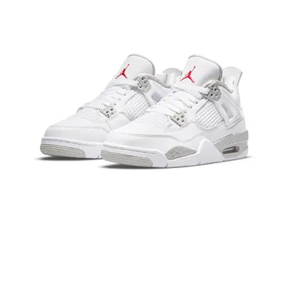 (UK7) Air Jordan Retro GS White Oreo AJ4