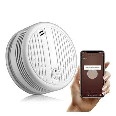 WiFi Smoke Detector Smoke Network Alarm Sensor Work with Tuya Smart Life APP