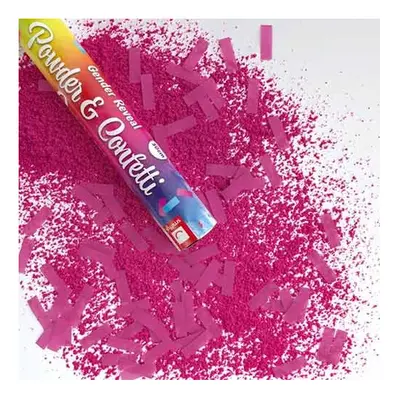 Baby Gender Reveal Pink Confetti & Powder Cannon 30cm