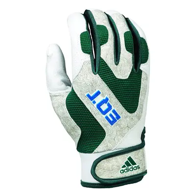 adidas EQT Adult Baseball and Softball Batting Glove White/Forest Gre