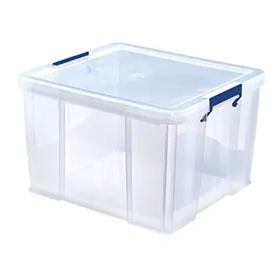 Bankers Box 48L Plastic Storage Box with Lids, ProStore Super Strong Stackable Plastic Storage B