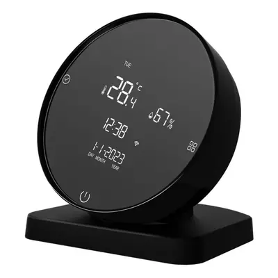 3-in-1 Tuya WiFi IR Remote Controller with Alarm Clock, Temperature & Humidity Sensor - Compatib