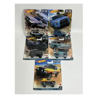 Off Road Car Set Hot Wheels 1:64 Scale Real Riders FPY86 977F