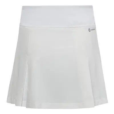 adidas Girls' Club Tennis Pleated Skirt White X-Small