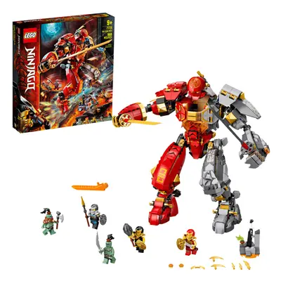 LEGO NINJAGO Fire Stone Mech Building Kit Featuring Ninja Mech (968 Pieces)