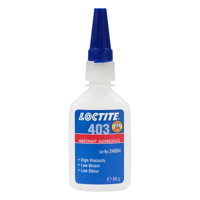 Loctite 403 Instant Adhesive â Low Bloom Low Odour Medium Viscosity 50g