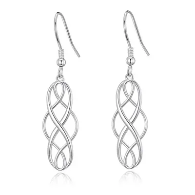 Sterling Silver Celtic Drop Earrings