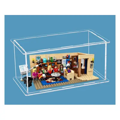 (Transparent Base) DIY Acrylic Display Case For LEGO The Big Bang Theory Bricks Toy