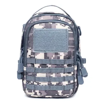 (ACU Camouflage) 8'' Nylon Tactical Molle Phone Pouch Waist Pack Bag Combat Military EDC Gadget 