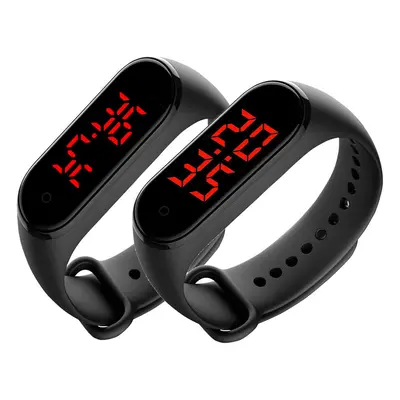 Body Temperature Monitoring Thermometer Bracelet Big Number Display Smart Watch