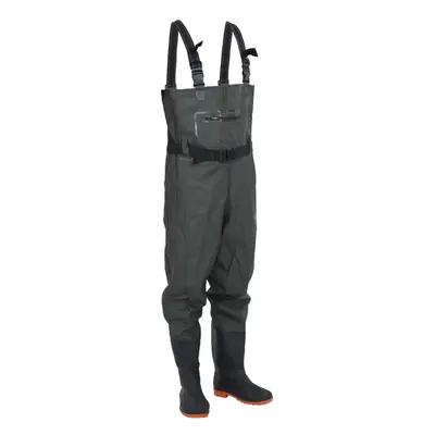 (dark green, 43) vidaXL Chest Waders with Boots and Belt Waterproof Hunting Fishing Waders