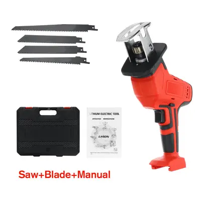 (Saw+Blade Only) 42VF 13000mAh Cordless Reciprocating Saw Electric Saws Portable Woodworking Pow