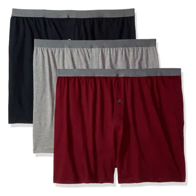 Fruit of the Loom Men's 3pk Knit Boxers - 3XL- Assorted