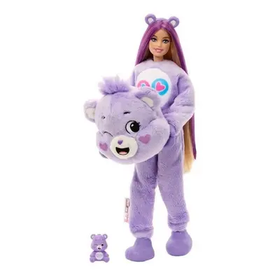 Mattel JCN94 Barbie Cutie Reveal Care Bears Series Doll, Share Bear Plush Costume