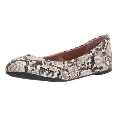 Amazon Essentials Women's Belice Ballet Flat Faux/Snake 6.5