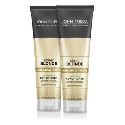 John Frieda Sheer Blonde Brightening Hair Conditioner Helps Nourish and Activate Natural-looking