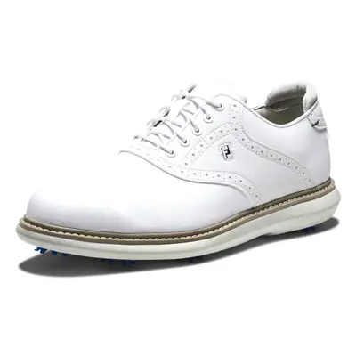 FootJoy Men's Traditions Golf Shoe White/White Narrow