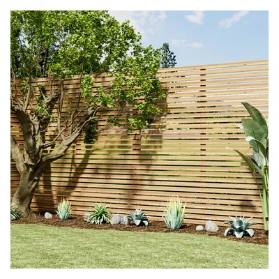 Pine Wooden Garden Fence Panel Privacy Picket Fence Panel 6x6ft