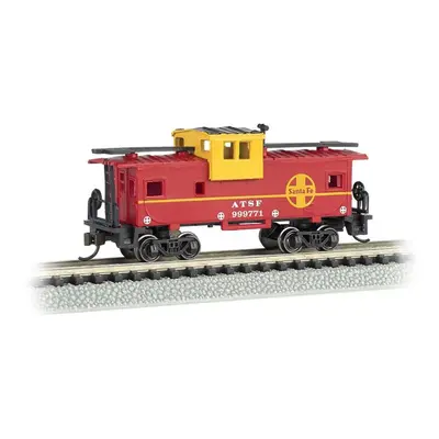 Bachmann - Santa Fe #999771 - Red - Ho Scale 36' Wide Vision Caboose