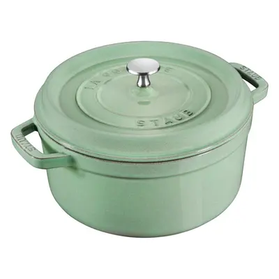 Staub Round Cast Iron Pot - 2.6 ltr, Mint