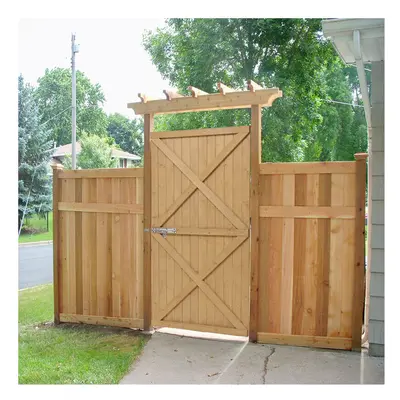 Garden Flat Top Pine Wood Gate Kit