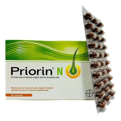 Priorin N Capsules For Hair & Nails, Promote Hair Growth, Reduce Hair Loss Naturally, Stronger H