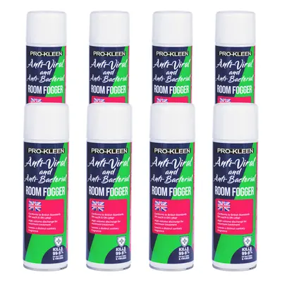 (8 x 500ml) Pro-Kleen Anti Viral & Anti Bacterial Room Fogger