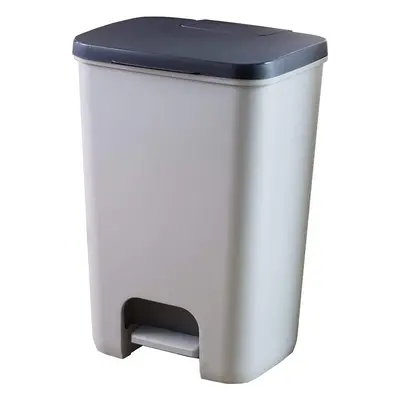 CURVER Waste bin Essentials 20L in dark light grey, 30.3 x 29.4 x 42.8 cm